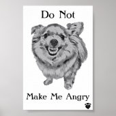Angry Dog Poster (Voorkant)