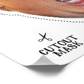 Angry Donald kostuummasker Poster (Hoek)