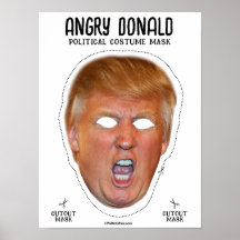 Angry Donald kostuummasker
