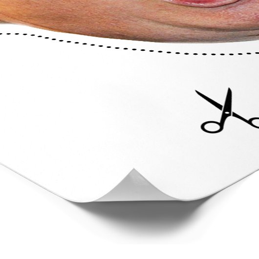 Angry Donald kostuummasker Poster (Hoek)