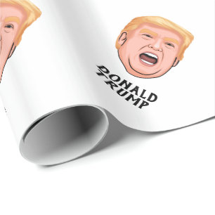 ANGRY DONALD TRUMP CUSTOM CADEAUPAPIER