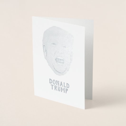 ANGRY DONALD TRUMP CUSTOM FOLIE KAARTEN (Voorkant)