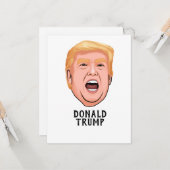 ANGRY DONALD TRUMP CUSTOM KAART (Voorkant / Achterkant in situ)