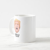 ANGRY DONALD TRUMP CUSTOM KOFFIEMOK (Voorkant links)