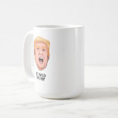 ANGRY DONALD TRUMP CUSTOM KOFFIEMOK (Voorkant links)