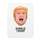 ANGRY DONALD TRUMP CUSTOM MAGNEET (Verticaal)