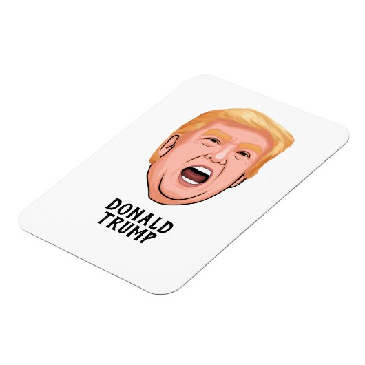 ANGRY DONALD TRUMP CUSTOM MAGNEET (Linkerzijde)