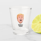 ANGRY DONALD TRUMP CUSTOM SHOT GLAS (Voorkant)