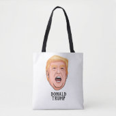ANGRY DONALD TRUMP CUSTOM TOTE BAG (Voorkant)