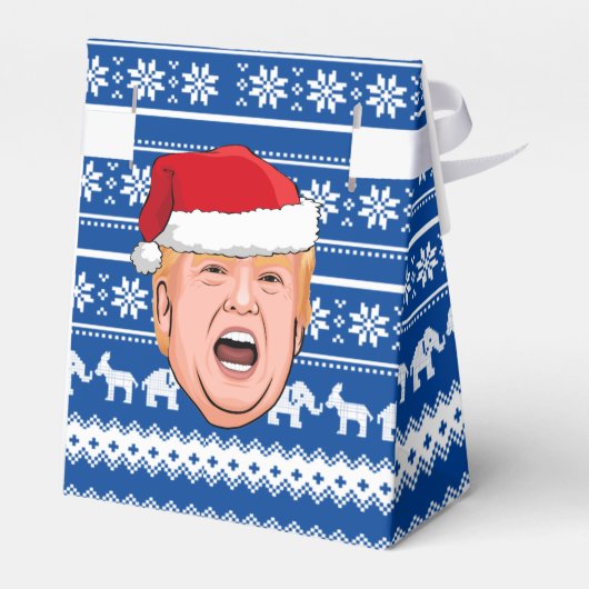 Angry Donald Trump Kerstmis Bedankdoosjes (Achterkant)
