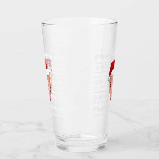 Angry Donald Trump Kerstmis Glas (Links)