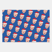Angry Donald Trump Kerstmis Inpakpapier Vel (Voorkant)