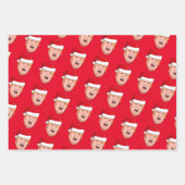 Angry Donald Trump Kerstmis Inpakpapier Vel (Voorkant 3)