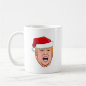 Angry Donald Trump Kerstmis Koffiemok (Links)