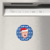 Angry Donald Trump Kerstmis Magneet (Insitu (Vaatwasser))