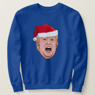 Angry Donald Trump Kerstmis Trui