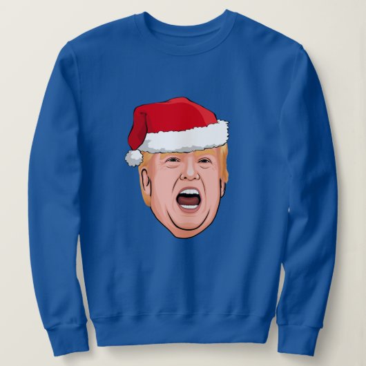 Angry Donald Trump Kerstmis Trui (Design voorkant)