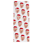 Angry Donald Trump Kerstmis Wijn Cadeautas (Achterkant)