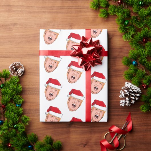 Angry Donald Trump-kerstpapier voor het rapen Cadeaupapier (Feestdagen Geschenken)