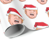 Angry Donald Trump-kerstpapier voor het rapen Cadeaupapier (Rol Hoek)