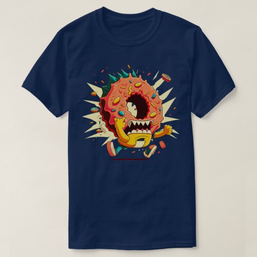 Angry Donut1 T-shirt (Design voorkant)