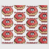 Angry Donut: Verfrist uit geduld Cadeaupapier (Vlak)