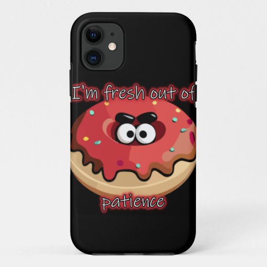 Angry Donut: Verfrist uit geduld Case-Mate iPhone Case (Achterkant)