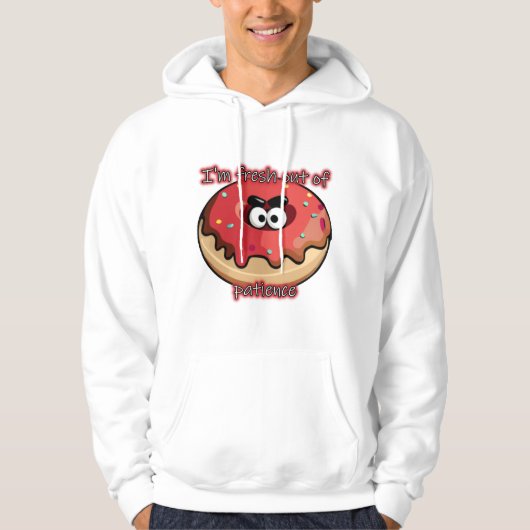 Angry Donut: Verfrist uit geduld Hoodie (Voorkant)
