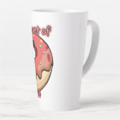 Angry Donut: Verfrist uit geduld Latte Mok (Rechterhoek)