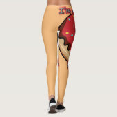 Angry Donut: Verfrist uit geduld Leggings (Achterkant)