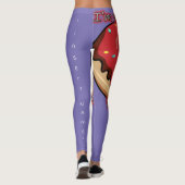 Angry Donut: Verfrist uit geduld Leggings (Achterkant)