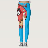 Angry Donut: Verfrist uit geduld Leggings (Voorkant)