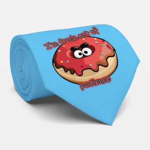 Angry Donut: Verfrist uit geduld Stropdas