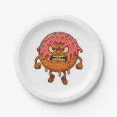 Angry Donuts II Papieren Bordje (Voorkant)