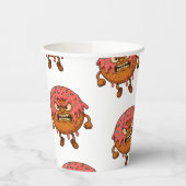 Angry Donuts Papieren Bekers (Links)