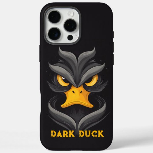Angry Duck Black Case-Mate iPhone Case (Achterkant)