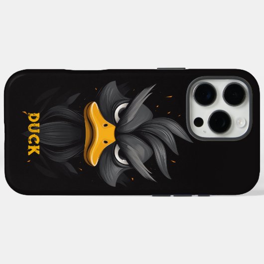 Angry Duck Black Case-Mate iPhone Case (Achterkant (horizontaal))