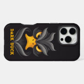 Angry Duck Black iPhone Hoesje (Achterkant horizontaal)