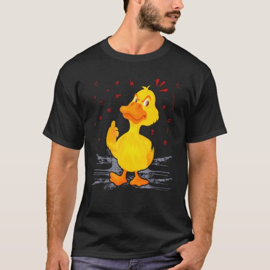 Angry Duck Hunting Duck T-shirt (Voorkant)