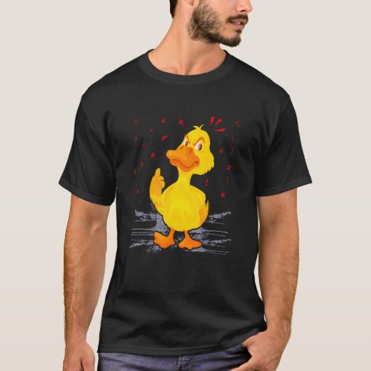 Angry Duck Hunting Duck T-shirt (Voorkant)
