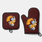 Angry Duck Ovenwant & Pannenlap Set (Voorkant)