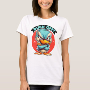 Angry Duck Pun T-shirt