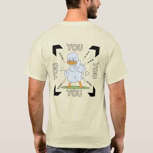 Angry Duck Tshirt (Achterkant)