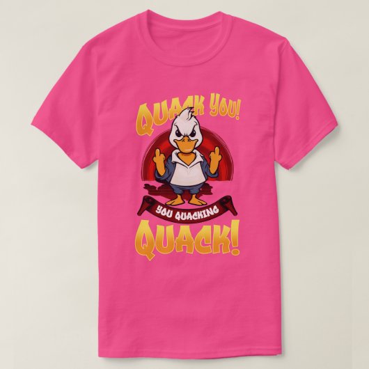 Angry Ducks Ganzen Pun Meme Mannen Vrouwen Funny D T-shirt (Design voorkant)