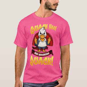 Angry Ducks Ganzen Pun Meme Mannen Vrouwen Funny D T-shirt