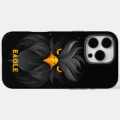 Angry Eagle Black Case-Mate iPhone Case (Achterkant (horizontaal))