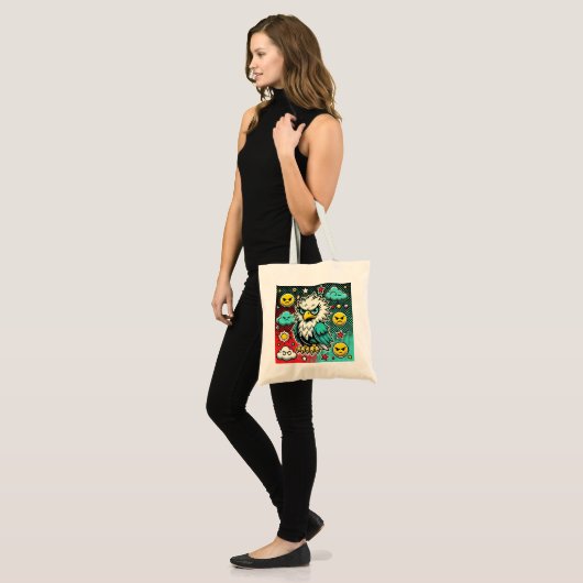 Angry Eagle Tote Bag (Voorkant (model))