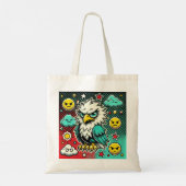 Angry Eagle Tote Bag (Achterkant)