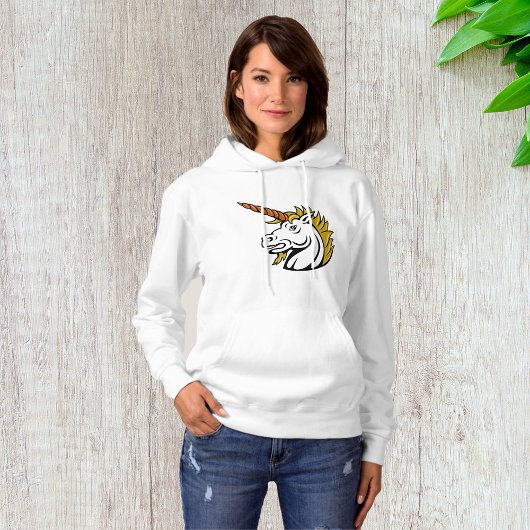Angry Eenhoorn Vrouwen Hoodie