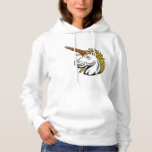 Angry Eenhoorn Vrouwen Hoodie (Voorkant)